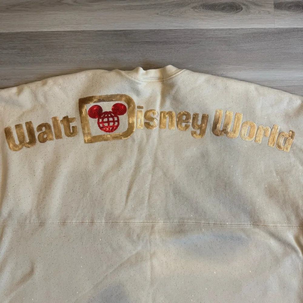 Walt Disney World Mickey Mouse Santa Pullover Christmas Spirit Jersey Size XL - Picture 6 of 9